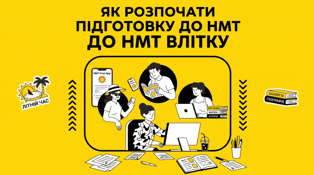 Підготовка до НМТ. Як розпочати підготовку до НМТ влітку без стресу.